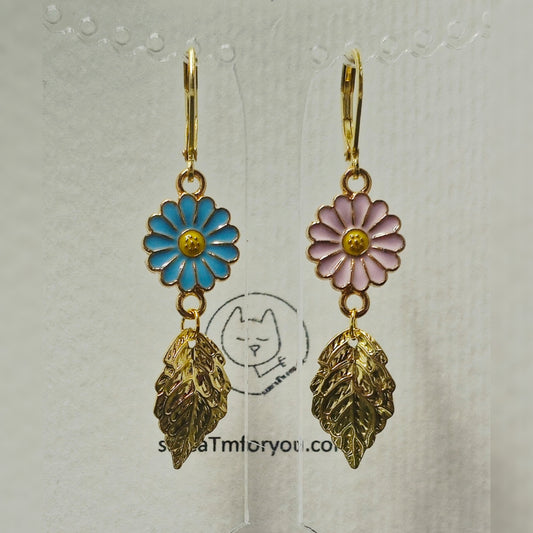 Roze en blauw
