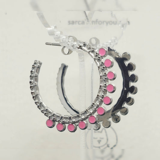 Halve ringen roze
