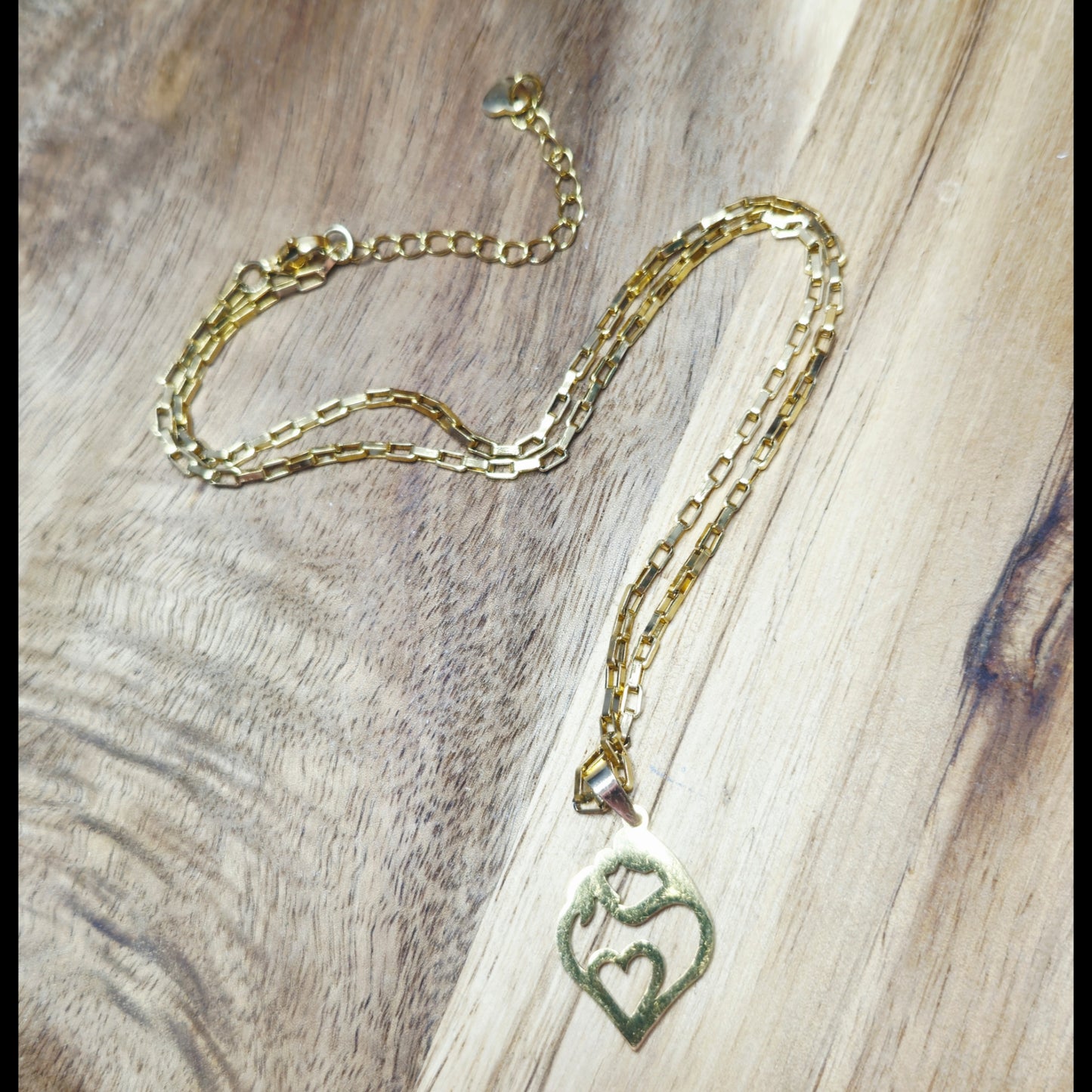 Ketting Moeder en kind (box-ketting)