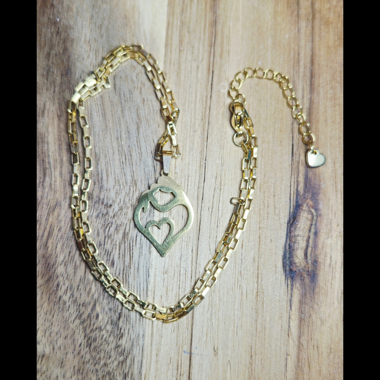 Ketting Moeder en kind (box-ketting)