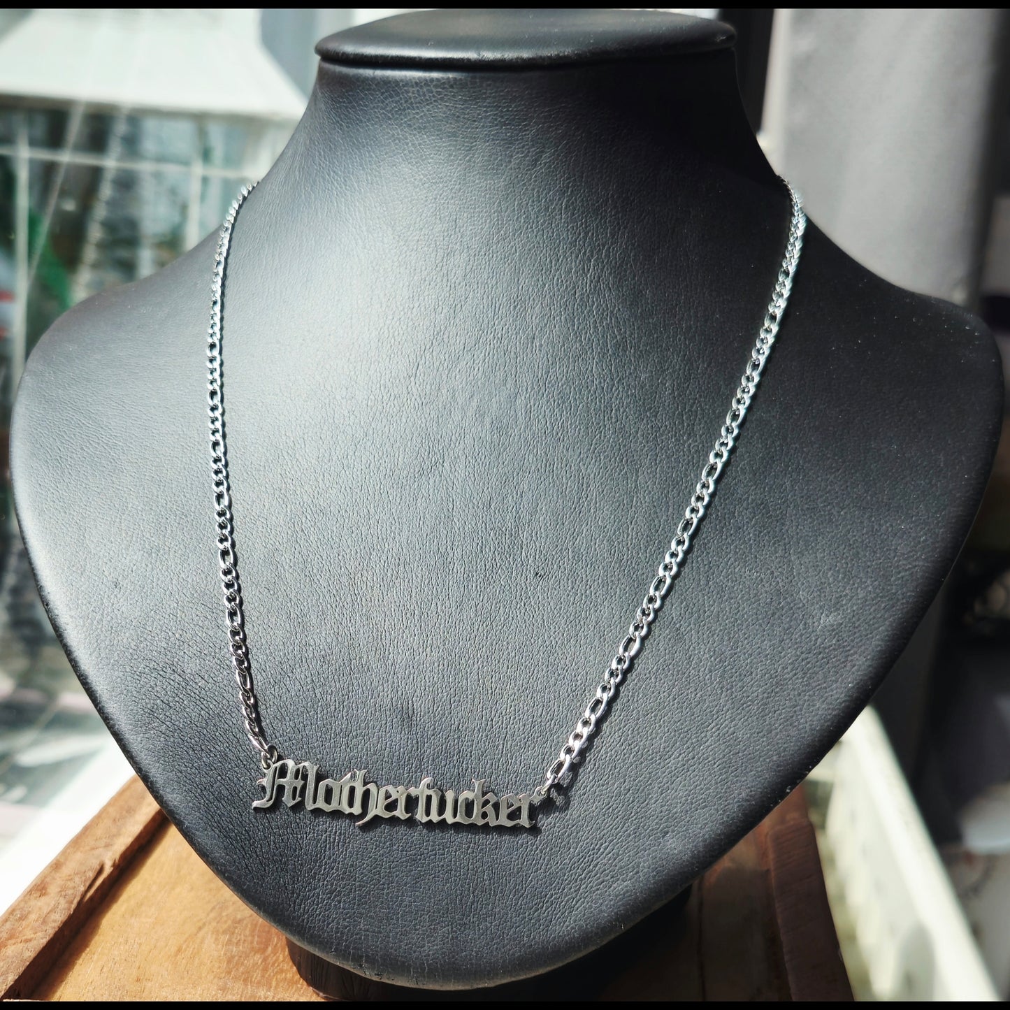 RVS ketting - Motherf8cker