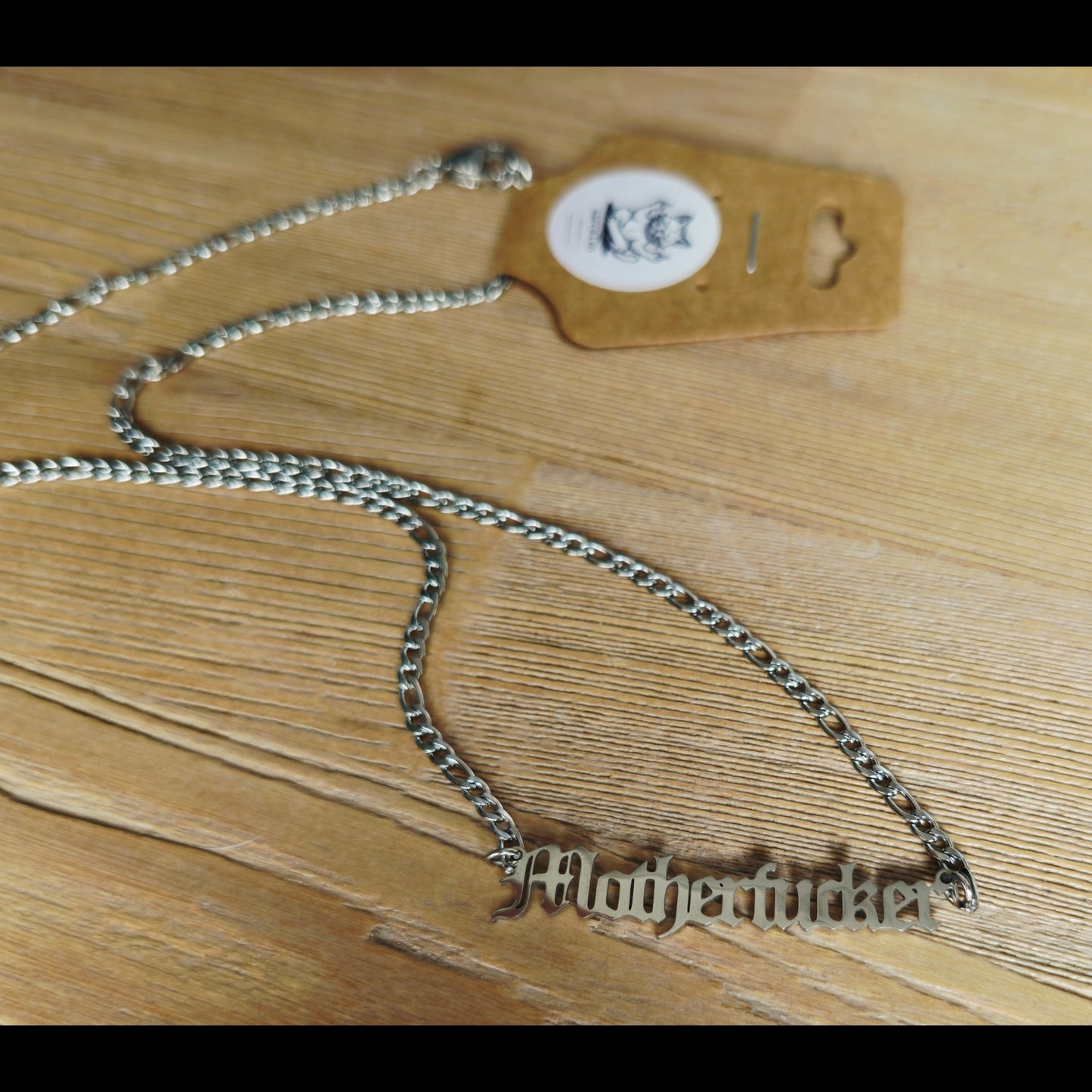 RVS ketting - Motherf8cker