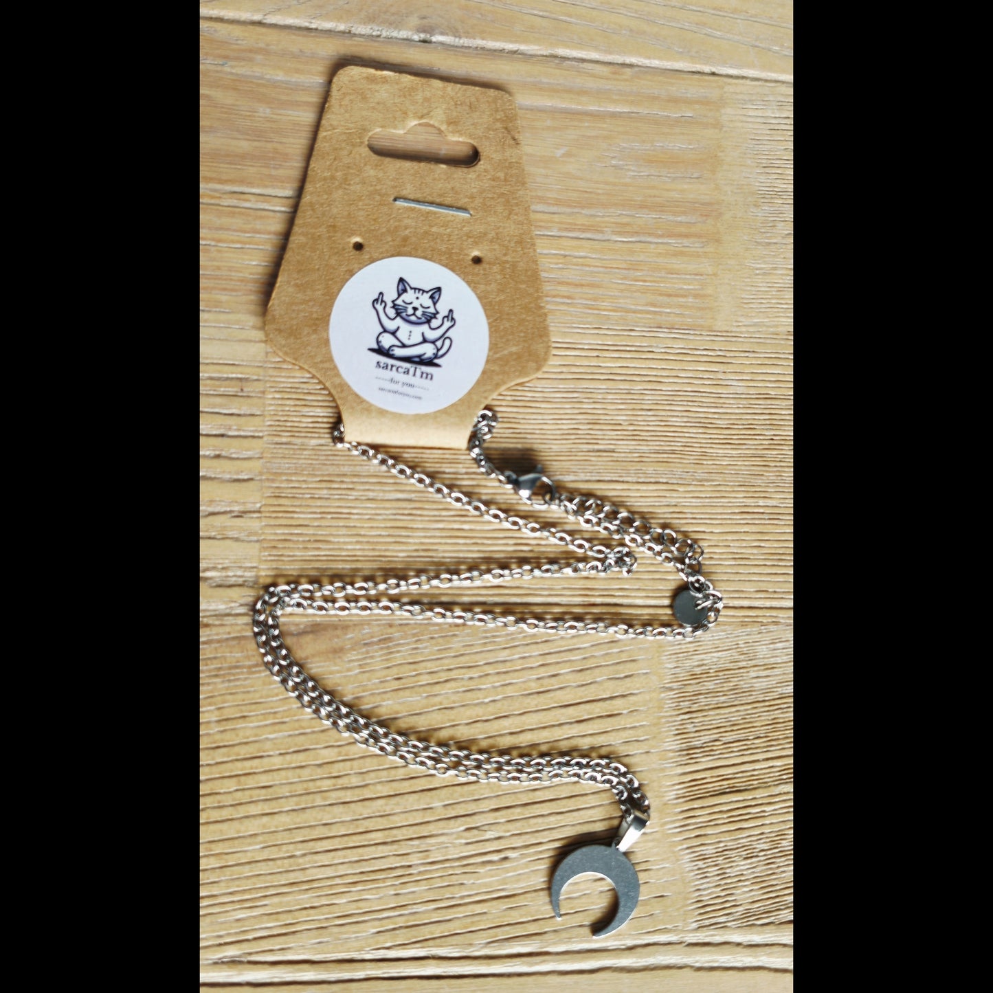 Ketting maan plat