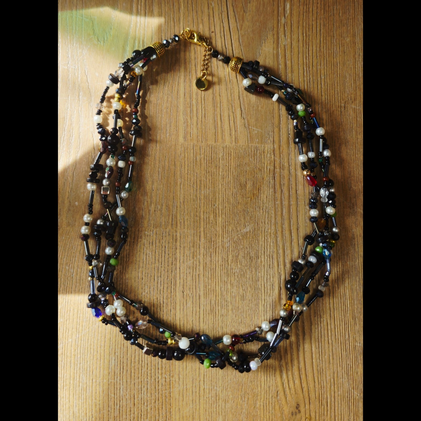 Unieke zwarte ketting