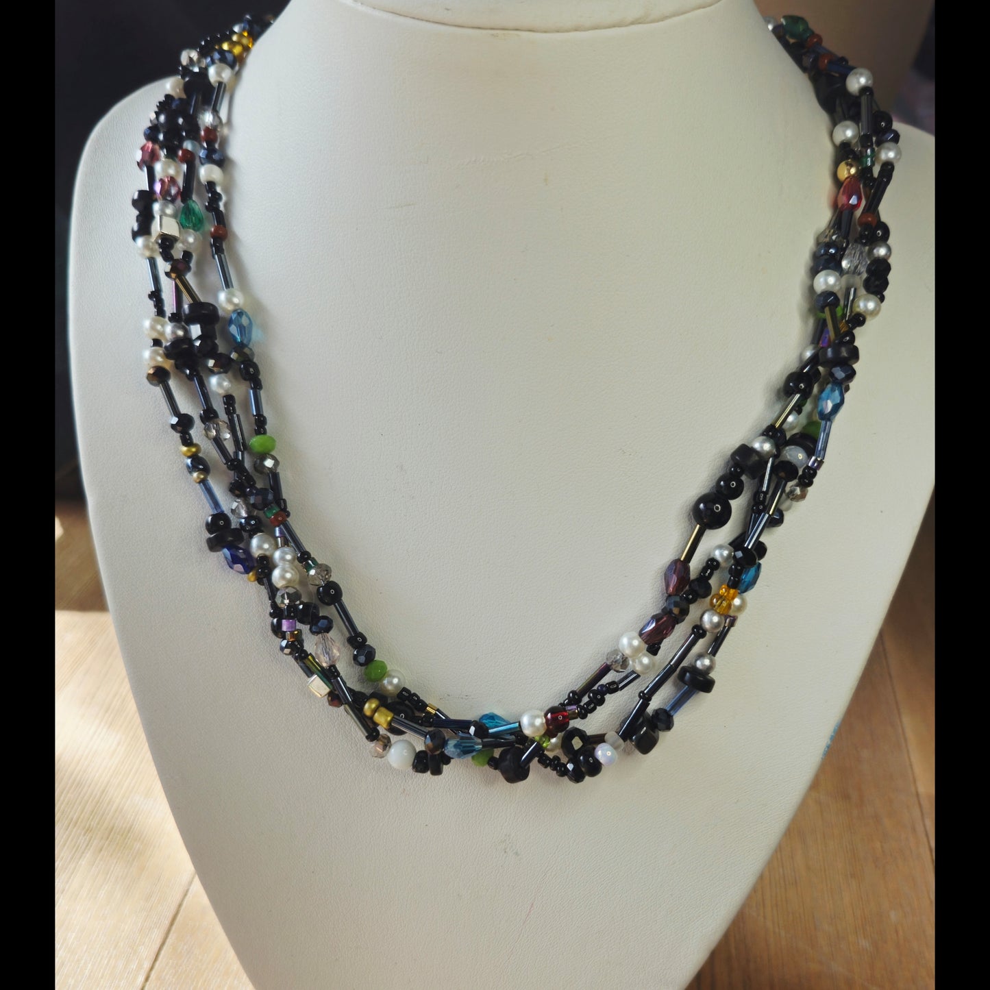 Unieke zwarte ketting
