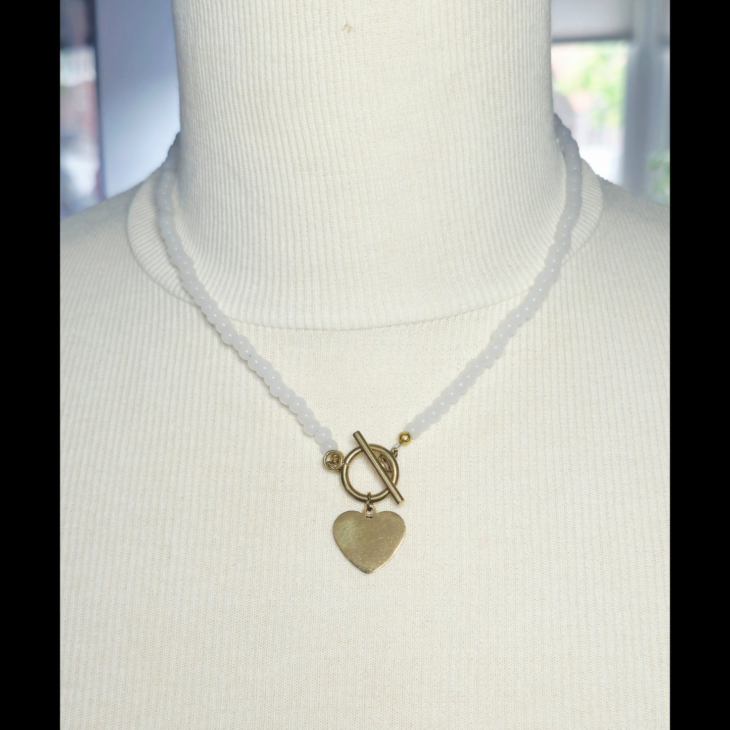 Ketting wit/goud