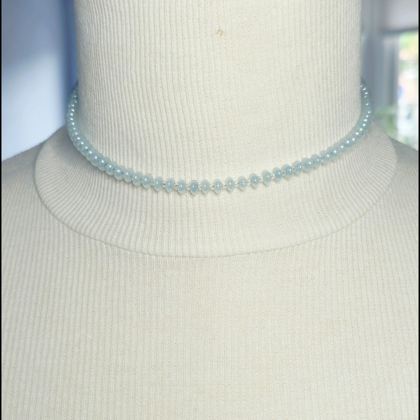 Choker lichtblauw