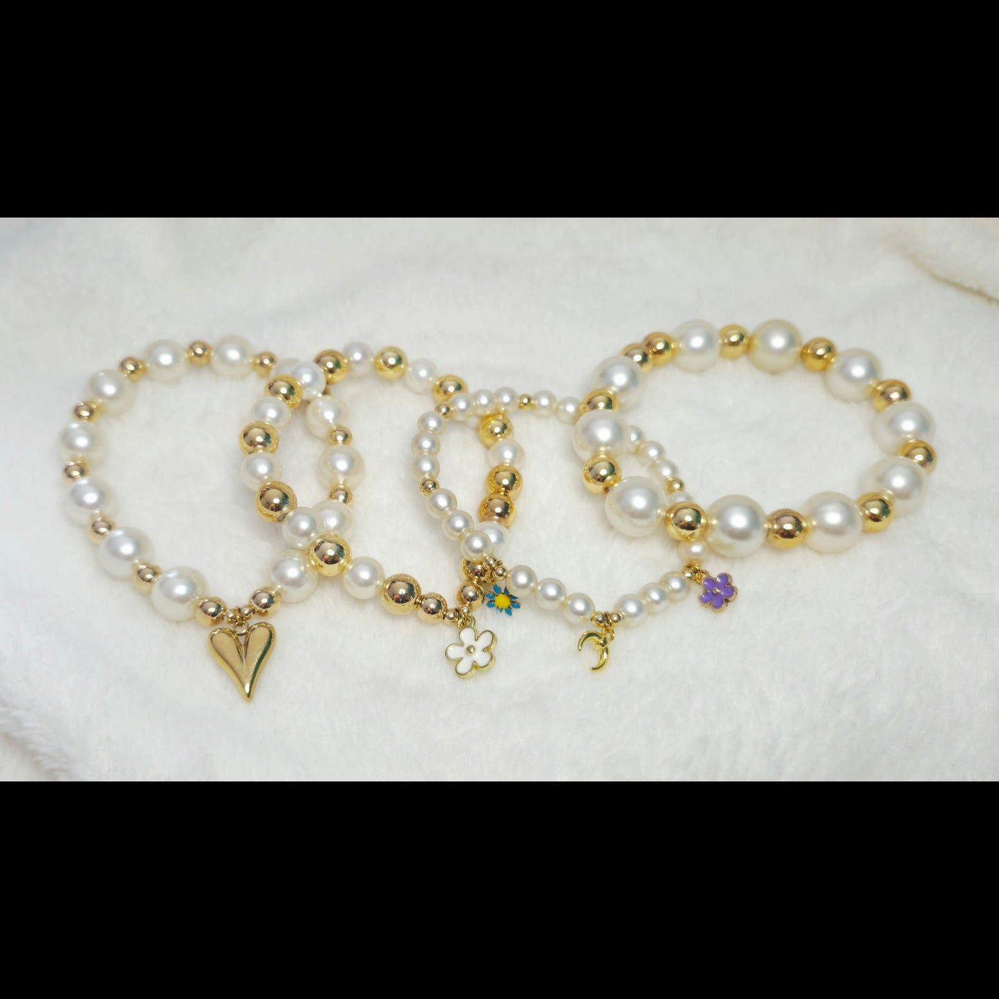 Armbandenset parels